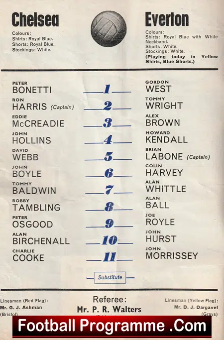 Chelsea v Everton 1968 - Image 3