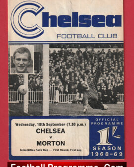 Chelsea v Morton 1968 – Inter Cites Fairs Cup