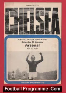 Chelsea v Arsenal 1973