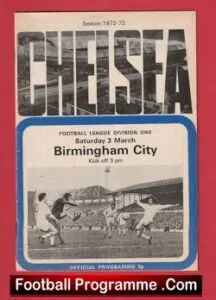 Chelsea v Birmingham City 1973