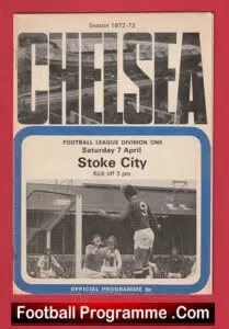 Chelsea v Stoke City 1973