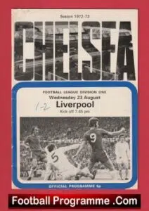 Chelsea v Liverpool 1972