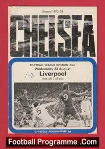 Chelsea v Liverpool 1972