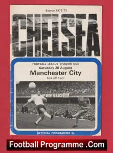 Chelsea v Manchester City 1972