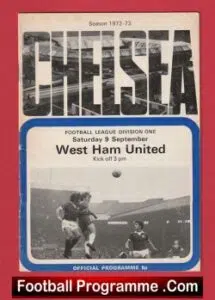 Chelsea v West Ham United 1972