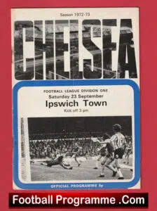 Chelsea v Ipswich Town 1972