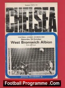 Chelsea v WBA 1972