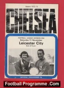 Chelsea v Leicester City 1972