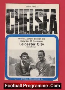 Chelsea v Leicester City 1972
