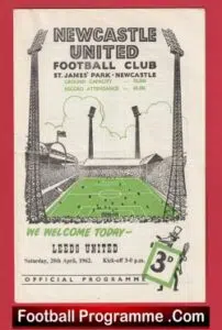 Newcastle United v Leeds United 1962