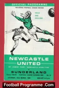 Newcastle United v Sunderland 1969