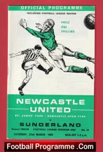 Newcastle United v Sunderland 1969