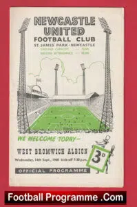 Newcastle United v WBA 1960