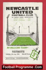 Newcastle United v Portsmouth 1962
