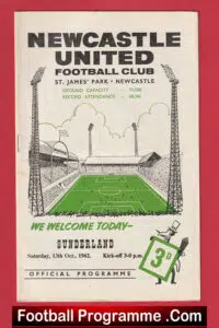 Newcastle United v Sunderland 1962
