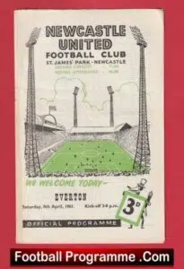 Newcastle United v Everton 1961