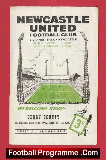 Newcastle United v Derby County 1962 - Image 2