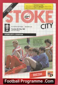 Stoke City v Everton 1984 – Youth Cup Final 2nd Leg