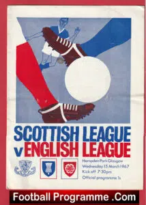 Scotland League v England League 1967 – Hampden Park Alex Ferguson