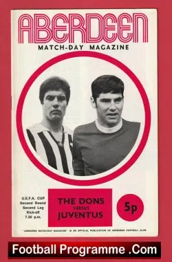 Aberdeen v Juventus 1971 – UEFA Cup 2nd Leg
