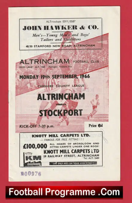 Altrincham v Stockport County 1966 – Moss Lane