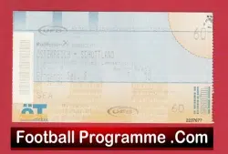 Austria v Scotland 2005 – Football Ticket