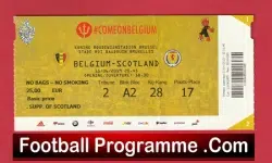 Belgium v Scotland 2019 – Football Ticket