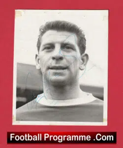 Blackburn Rovers Andy McEvoy Signed Press Photograph 1964