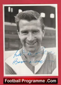 Blackburn Rovers Brian Douglas Signed Press Photograph 1965