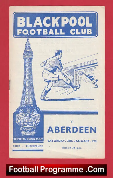Blackpool v Aberdeen 1961 – Friendly Game