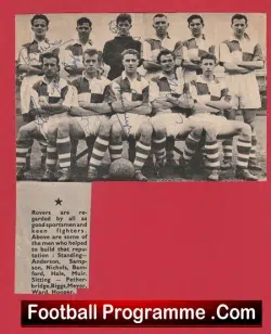 Bristol Rovers Football Club Multi Autographed Signed Team Picture 1950s