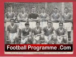 Cardiff City Football Club Multi Autographed Signed Team Picture 1950s