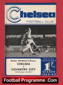 Chelsea v Coventry City 1969