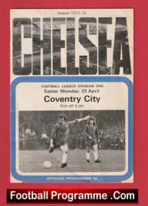 Chelsea v Coventry City 1973