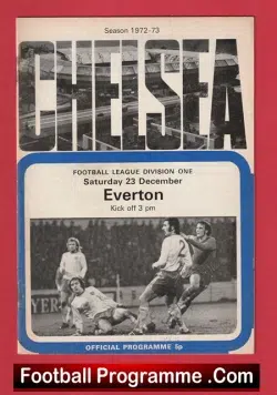 Chelsea v Everton 1972