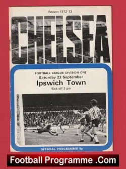 Chelsea v Ipswich Town 1972