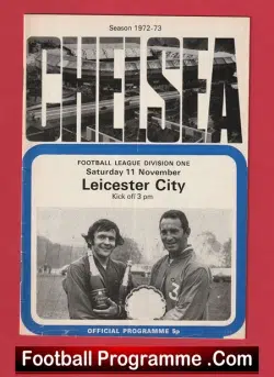 Chelsea v Leicester City 1972
