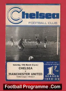 Chelsea v Manchester United 1969