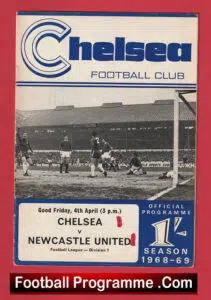 Chelsea v Newcastle United 1969