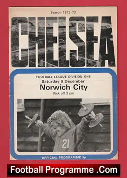 Chelsea v Norwich City 1972