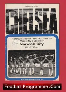 Chelsea v Norwich City 1972 – Semi Final