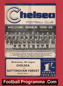 Chelsea v Nottingham Forest 1968