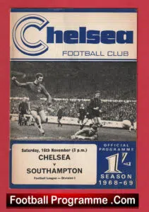 Chelsea v Southampton 1968