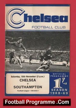 Chelsea v Southampton 1968