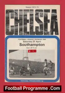 Chelsea v Southampton 1973