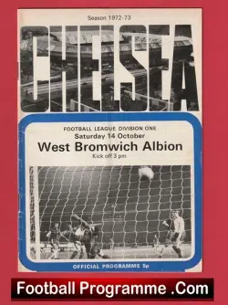 Chelsea v WBA 1972