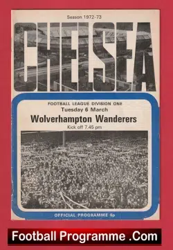 Chelsea v Wolves 1973