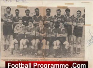 Chesterfield Football Club Multi Autographed Signed Team Picture 1950s
