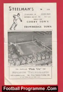 Corby Town v Trowbridge Town 1965