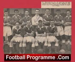 Gillingham Football Club Multi Autographed Signed Team Picture 1950’s